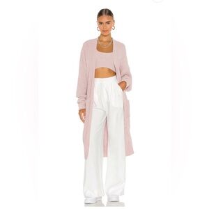 Nettie Knit Cardigan in Dusty Pink